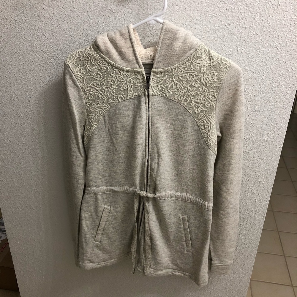 Anthro Saturday Sunday hoodie with tie waist